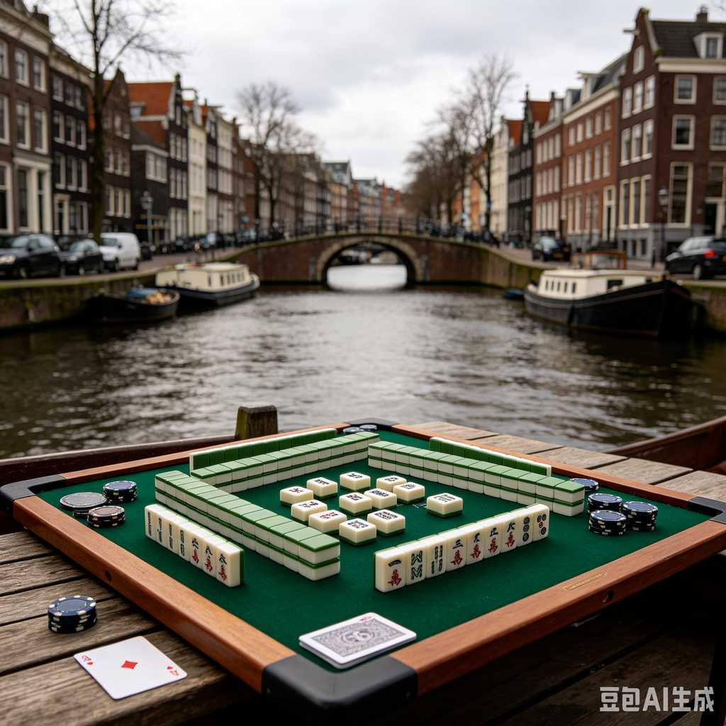 deep print mahjong set